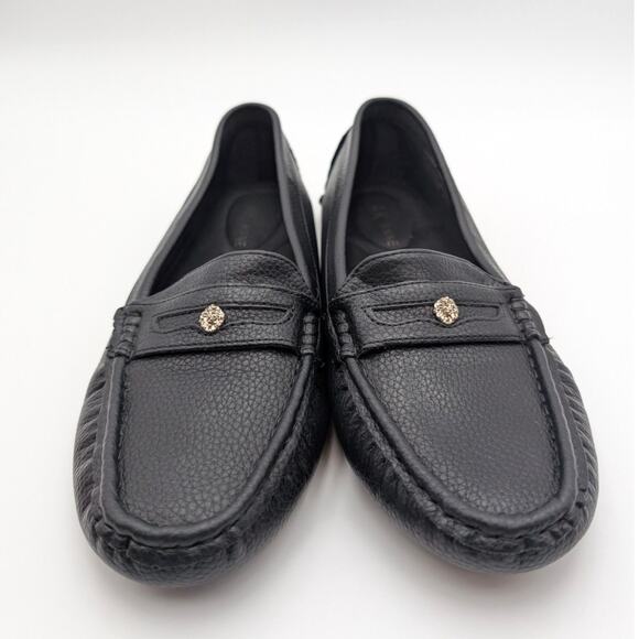 Anne Klein Snippie Slip-On Loafer Shoes Round Toe Women's Black Size US9M EU40 - Picture 2 of 11